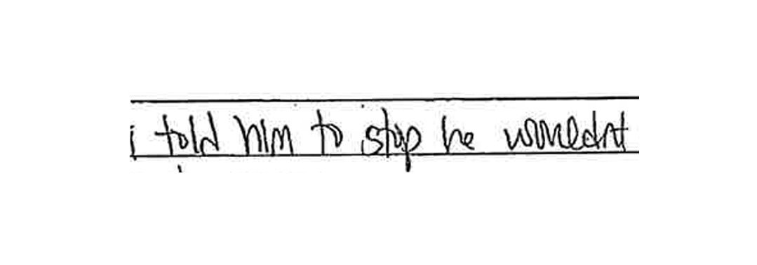 statement_0002_cb-fabiablert-rodriguez-3 Handwritten excerpt from CB's filing for Domestic Violence Protective Order against Fabialbert Rodriguez. Handwritten text reads: "I told him to stop he wouldn't"